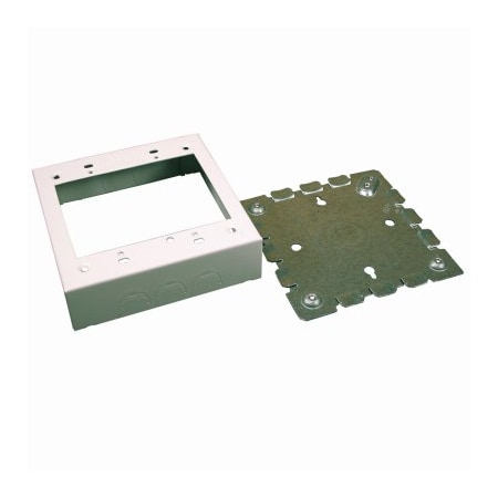 Wiremold WHT 2G MTL Outlet Box BW32